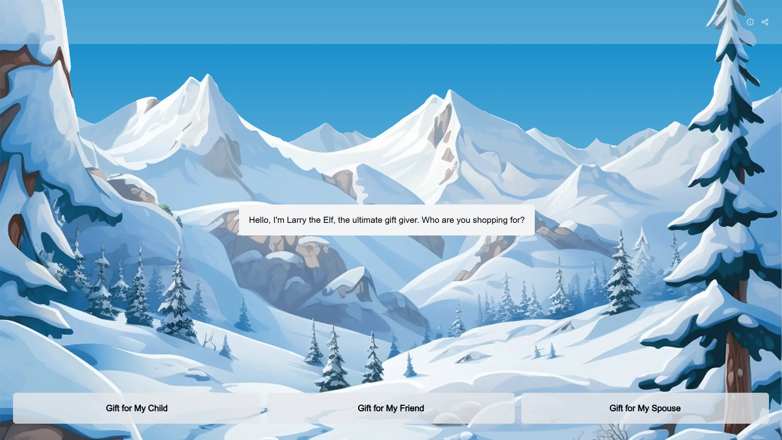 Larry the Elf — интерфейс нейросети Larry the Elf — интерфейс нейросети