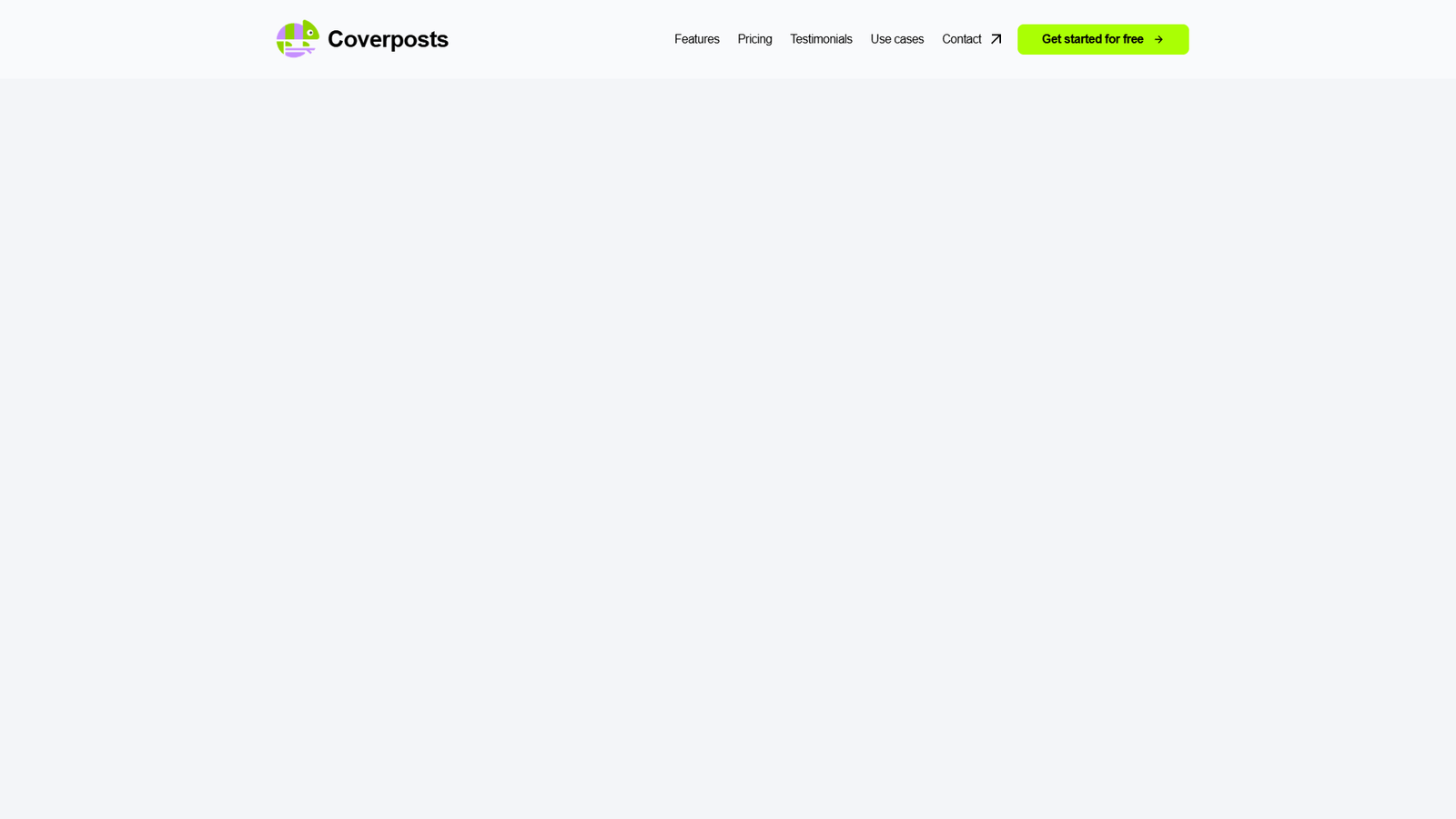 Coverposts — интерфейс нейросети Coverposts — интерфейс нейросети