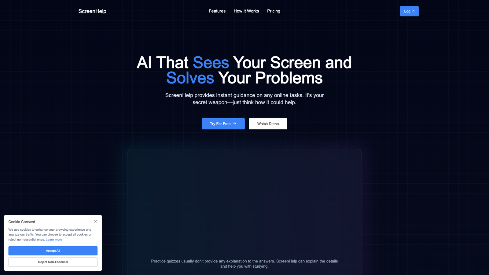 ScreenHelp — интерфейс нейросети ScreenHelp — интерфейс нейросети