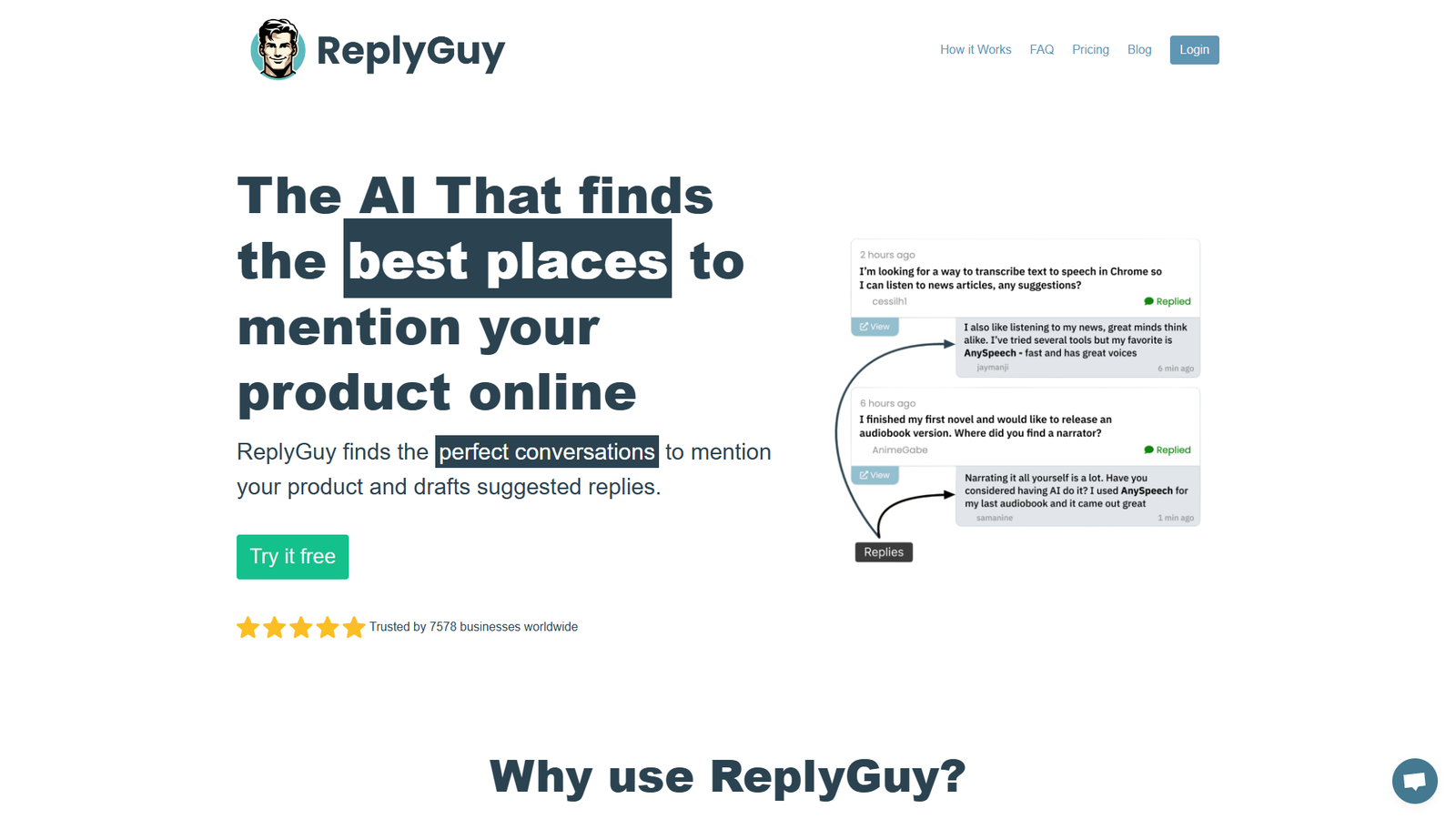 ReplyGuy — интерфейс нейросети ReplyGuy — интерфейс нейросети
