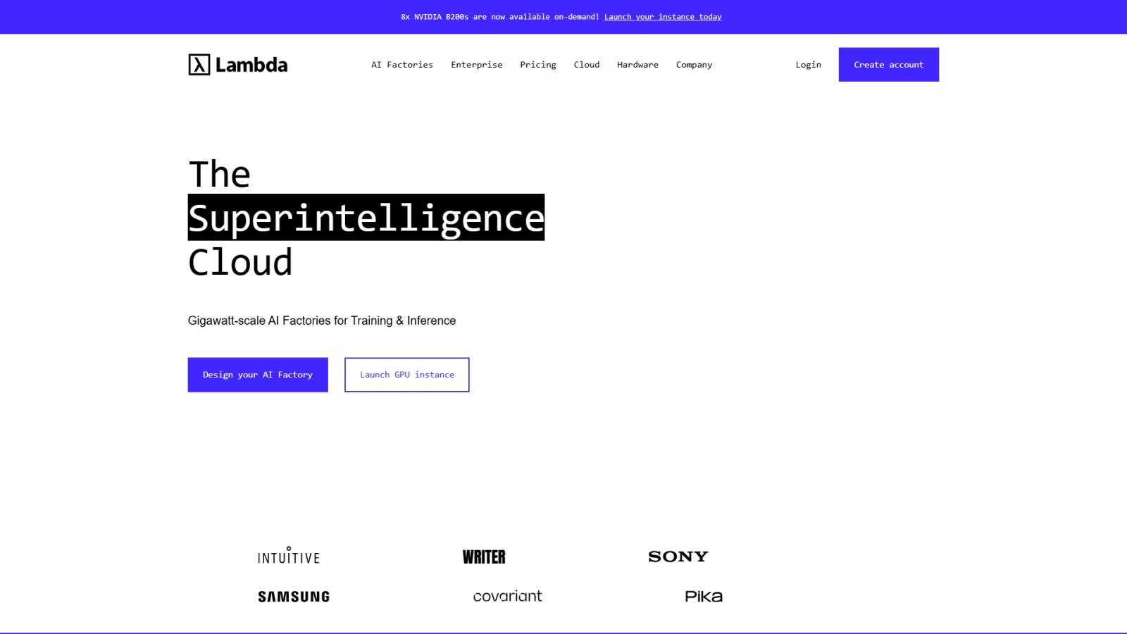 Lambda нейросеть Главная страница