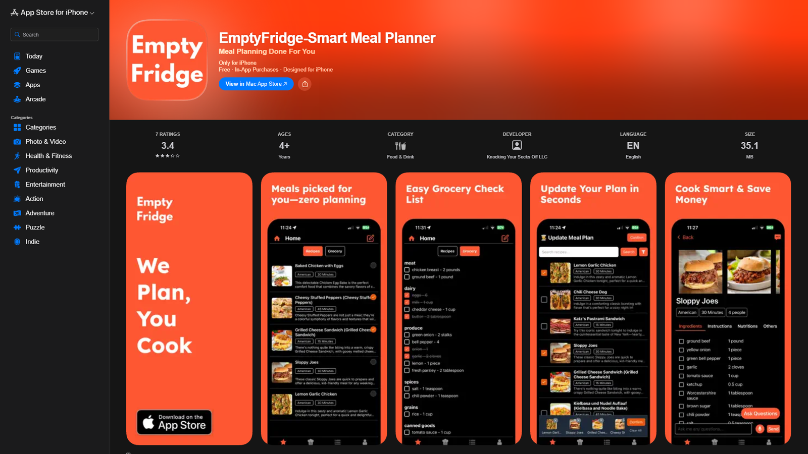 EmptyFridge — Smart Meal Planner — интерфейс нейросети EmptyFridge — Smart Meal Planner — интерфейс нейросети