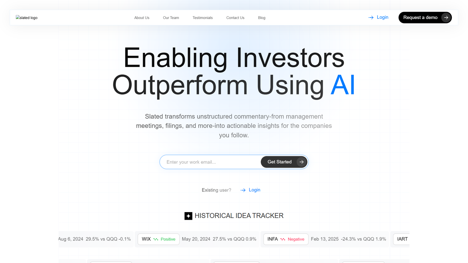 Slated.ai — интерфейс нейросети Slated.ai — интерфейс нейросети