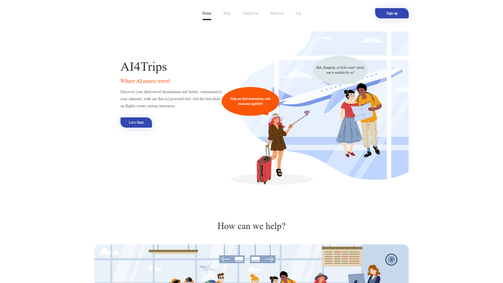 AI4Trips — интерфейс нейросети AI4Trips — интерфейс нейросети