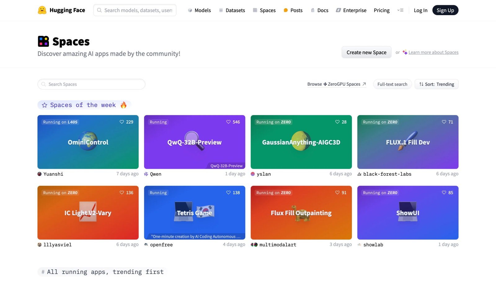 Hugging Face Spaces Hugging Face Spaces