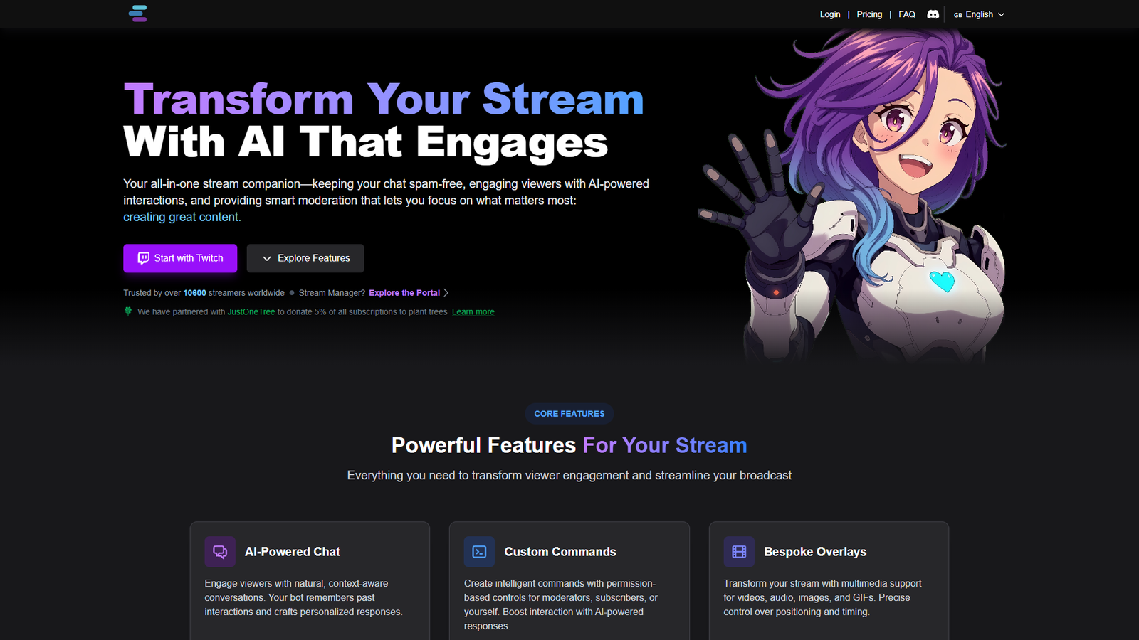 StreamChat A.I. — интерфейс нейросети StreamChat A.I. — интерфейс нейросети