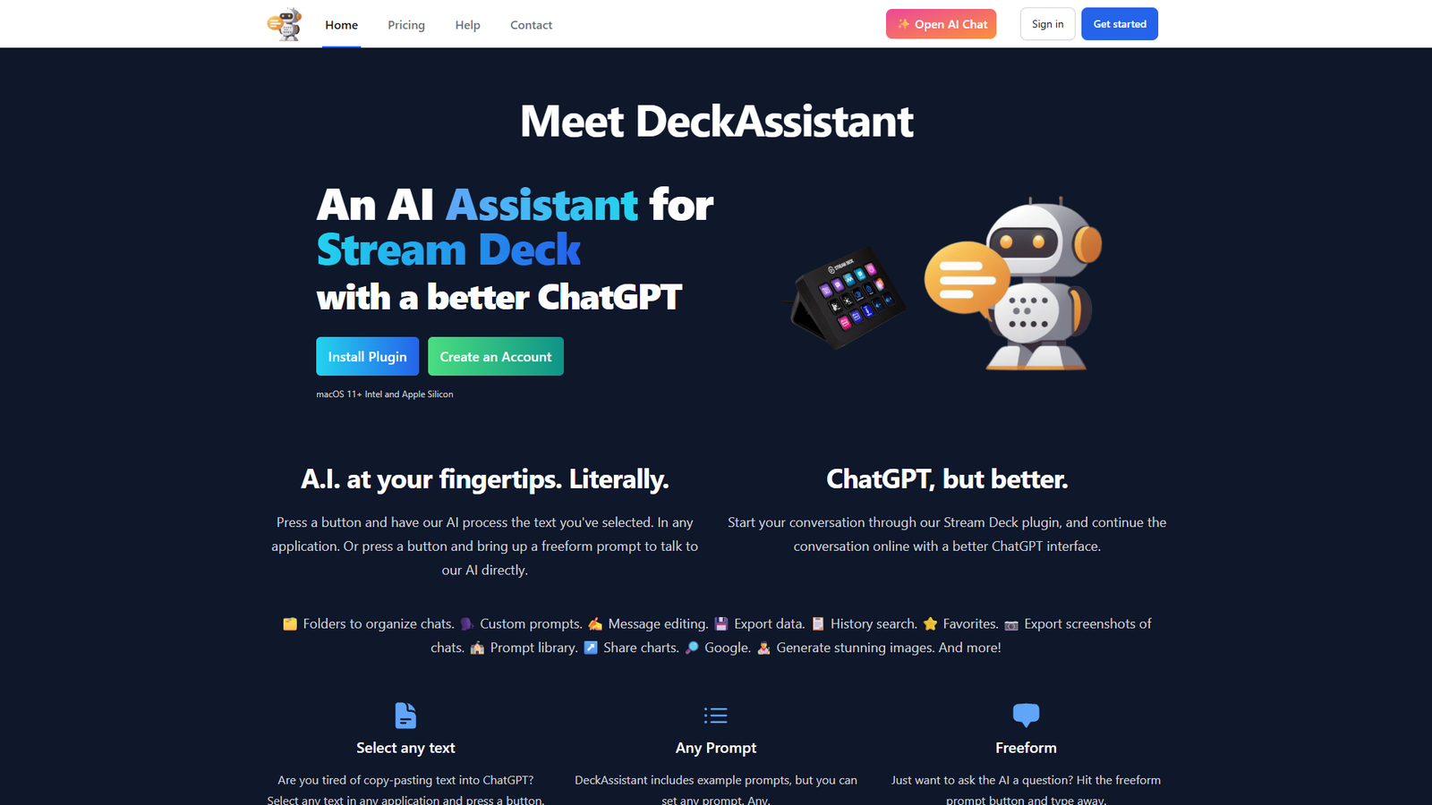 DeckAssistant — интерфейс нейросети DeckAssistant — интерфейс нейросети