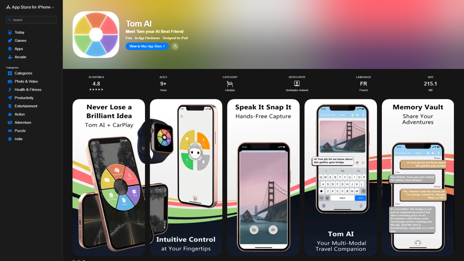 Tom AI — интерфейс нейросети Tom AI — интерфейс нейросети