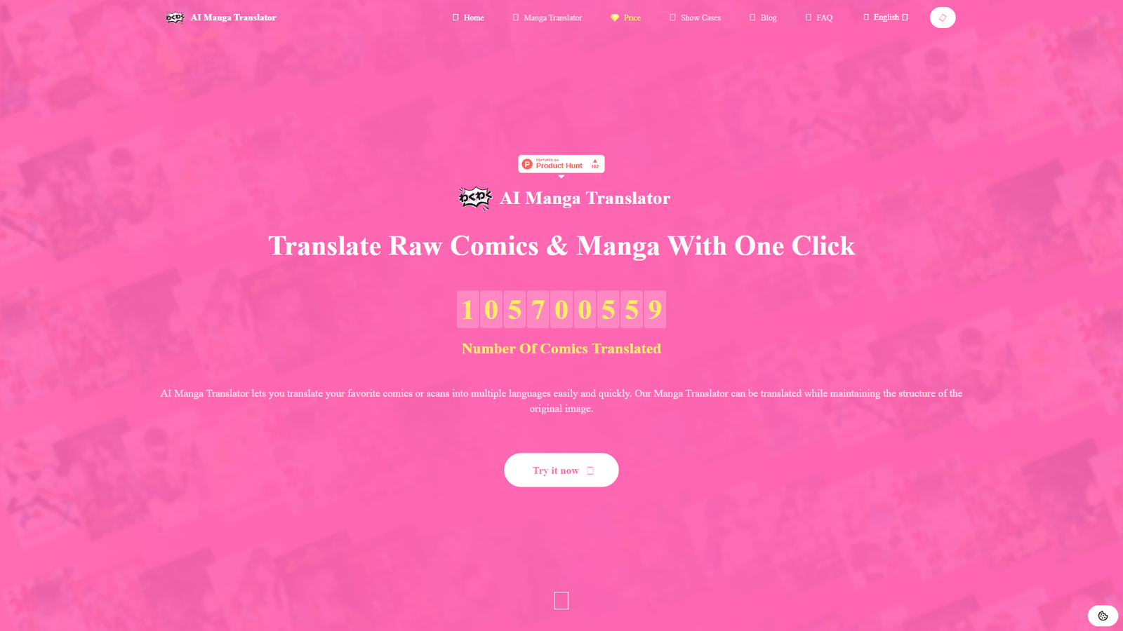 AI Manga Translator — интерфейс нейросети AI Manga Translator — интерфейс нейросети