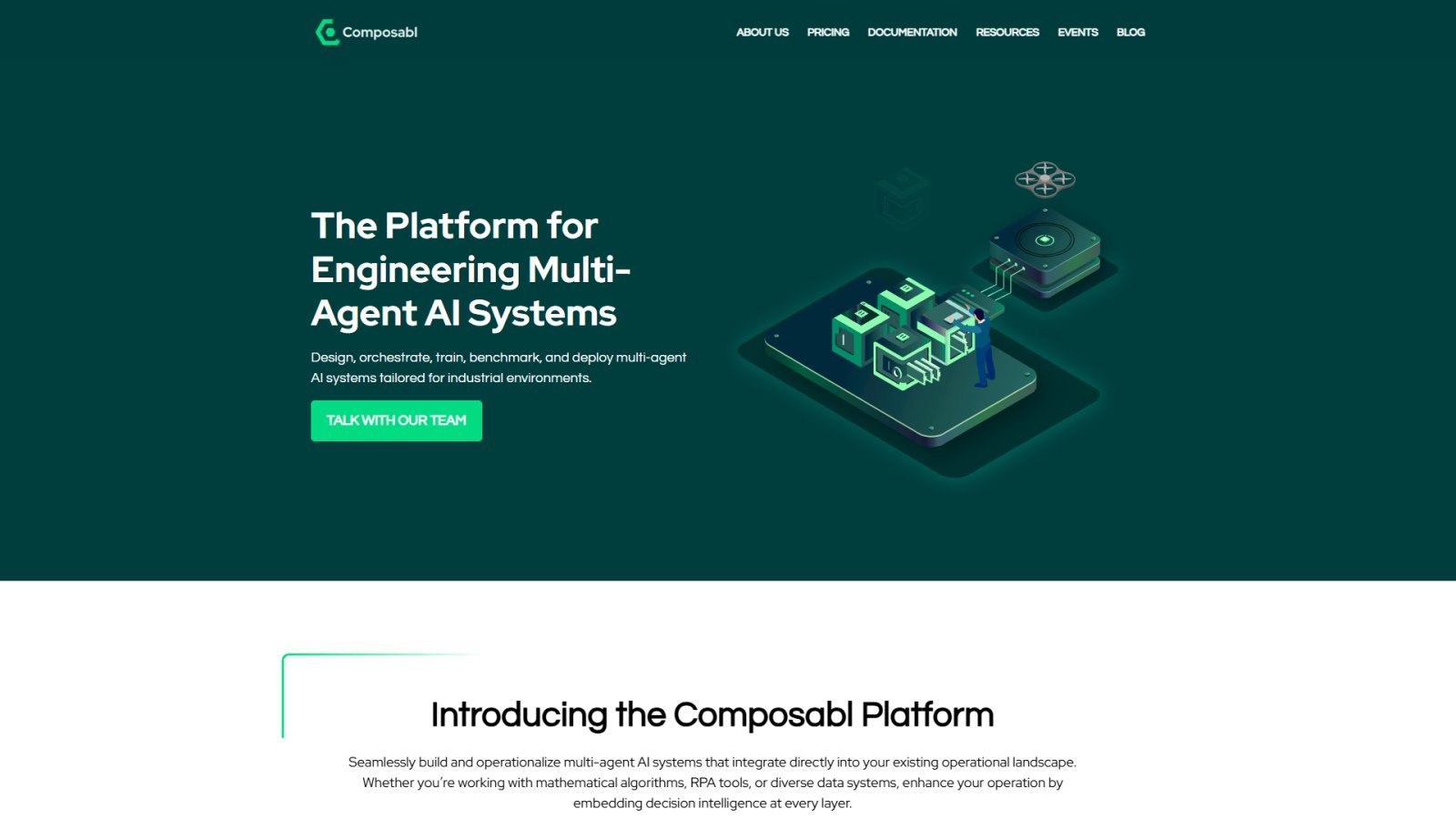 Composabl нейросеть Главная страница