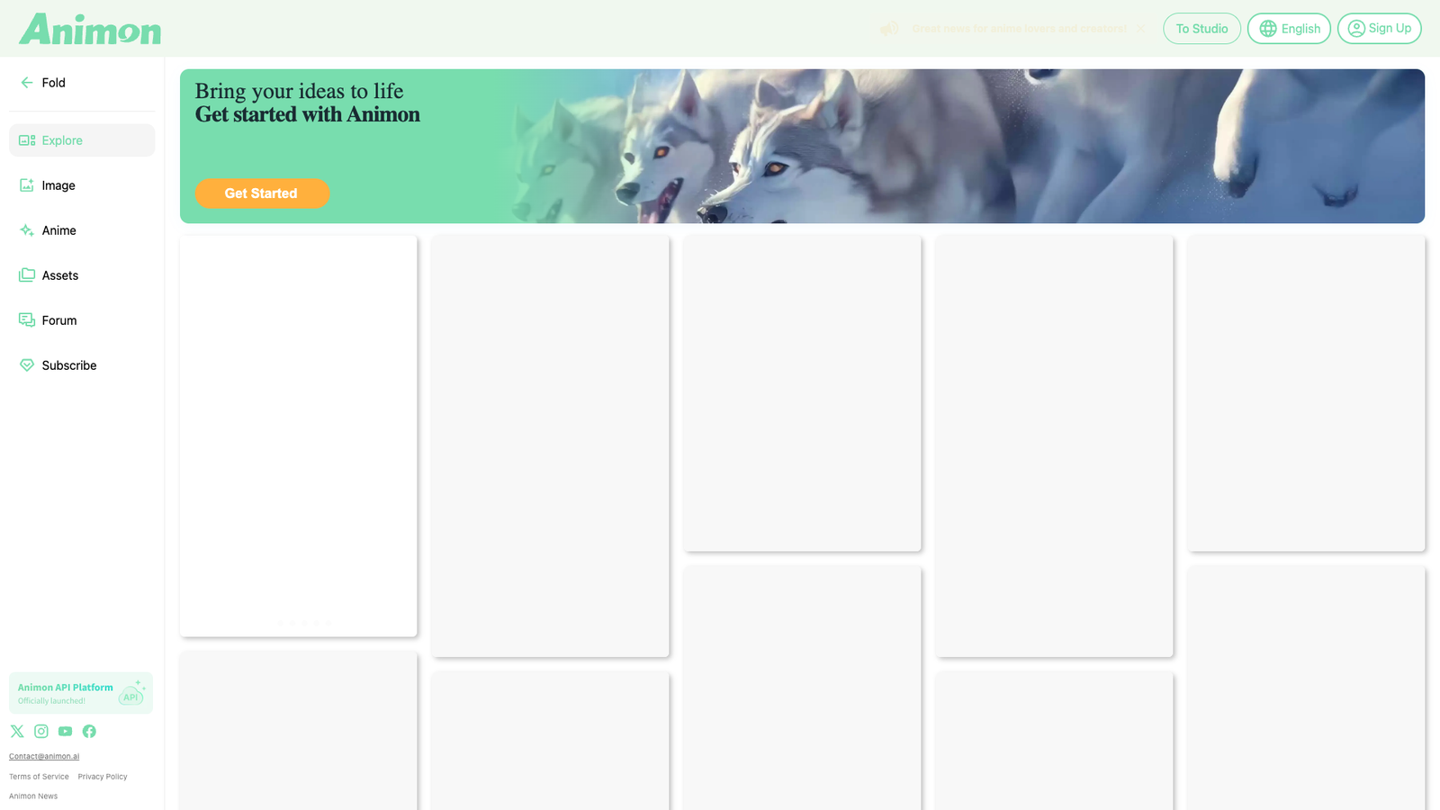 Animon — интерфейс нейросети Animon — интерфейс нейросети