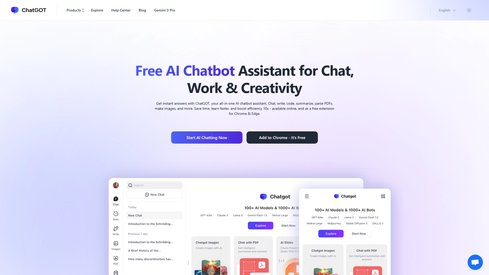 ChatGOT — интерфейс нейросети ChatGOT — интерфейс нейросети