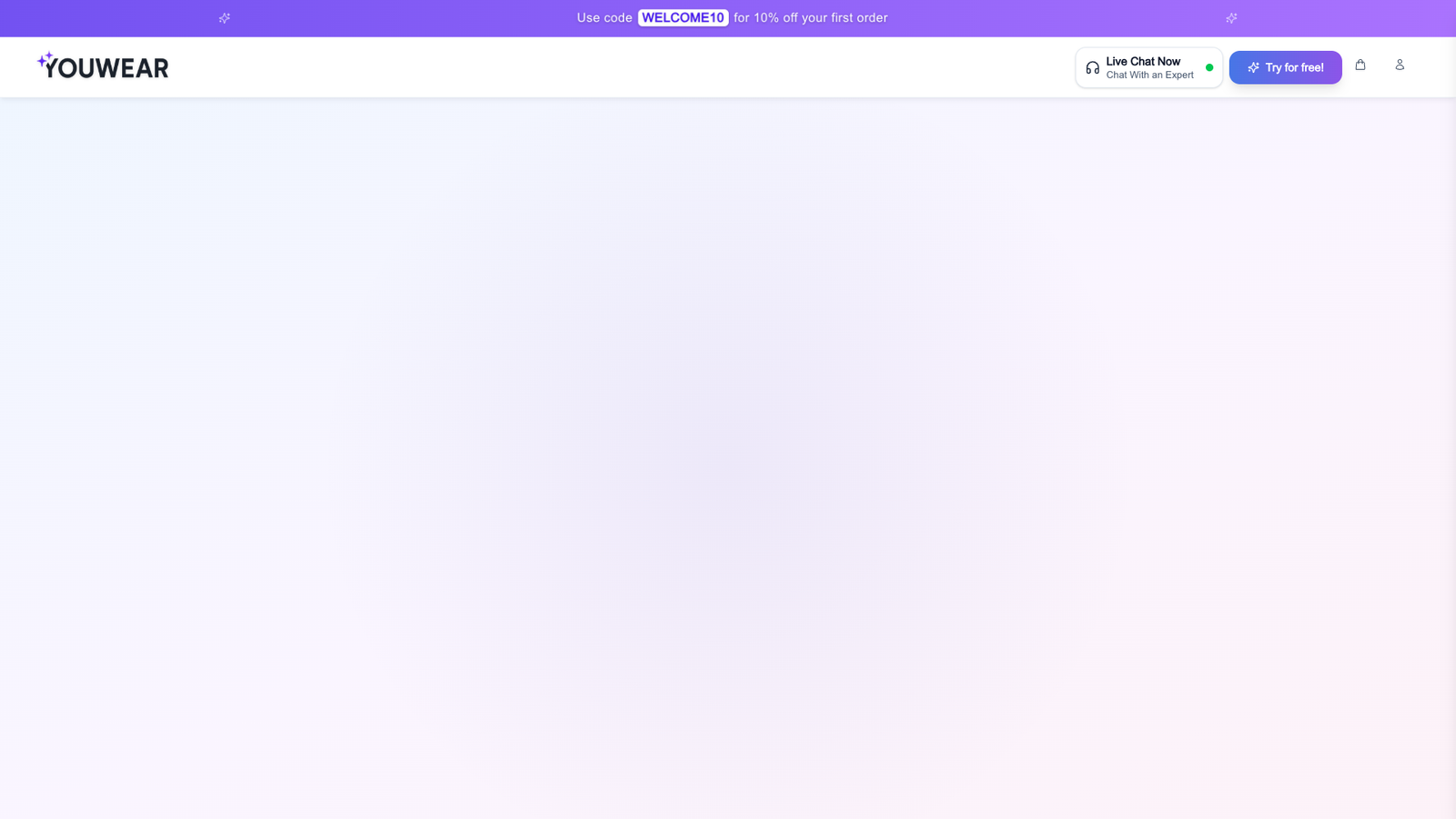 YouWear.ai — интерфейс нейросети YouWear.ai — интерфейс нейросети