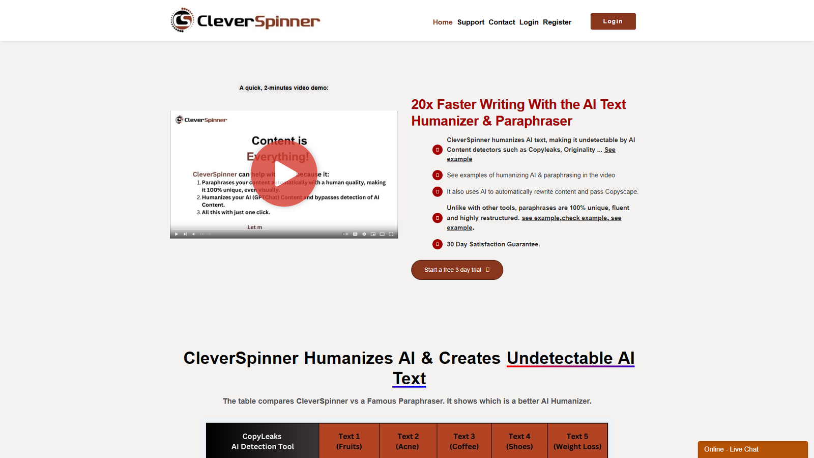 CleverSpinner — интерфейс нейросети CleverSpinner — интерфейс нейросети