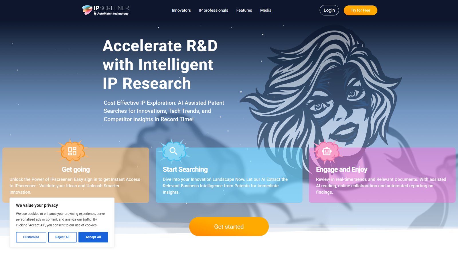 IPscreener нейросеть Главная страница