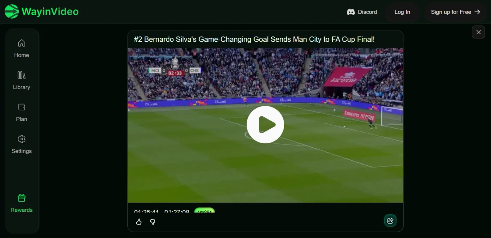 VideohuntAI Пример VideohuntAI Пример