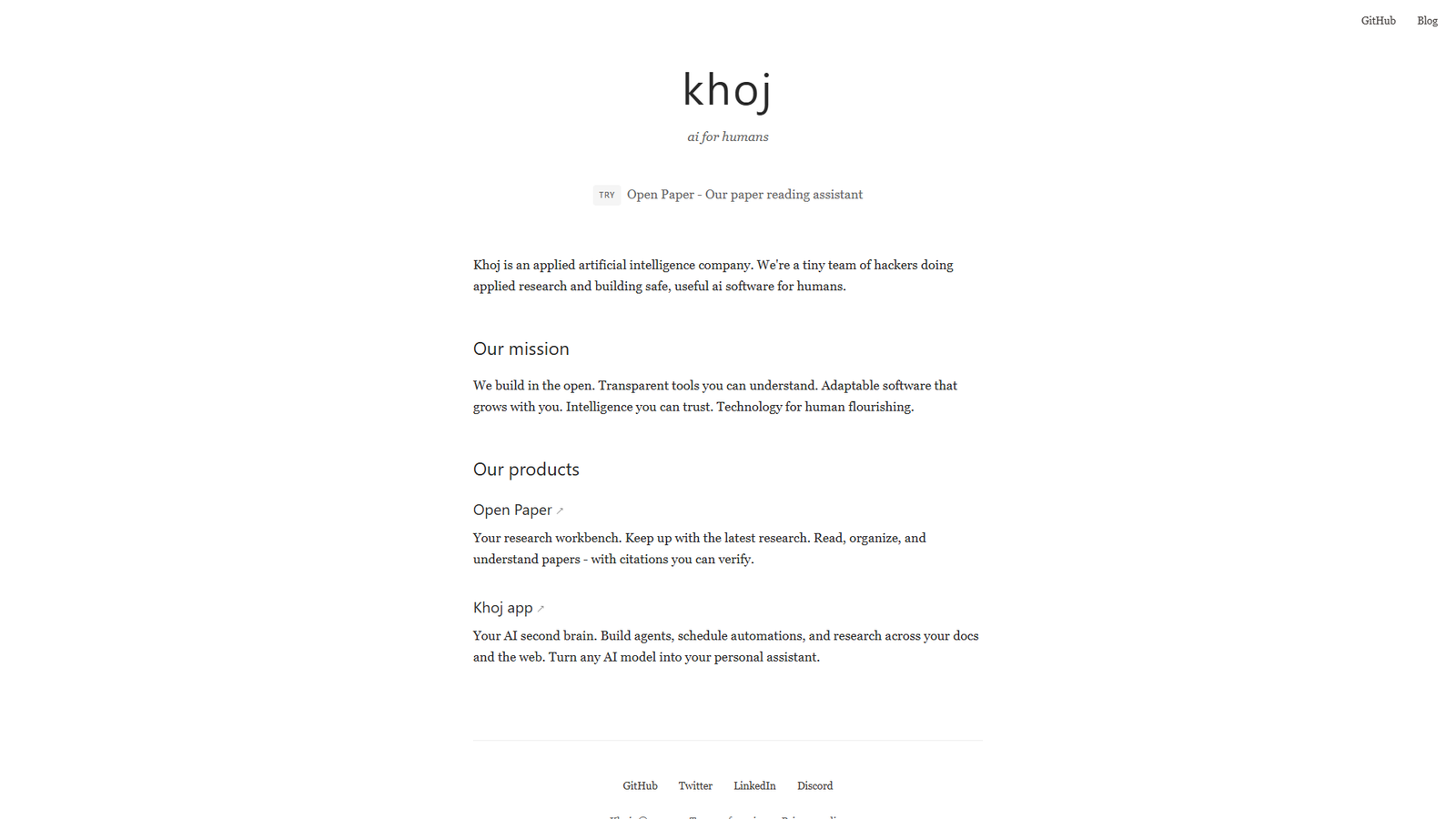 Khoj — интерфейс нейросети Khoj — интерфейс нейросети