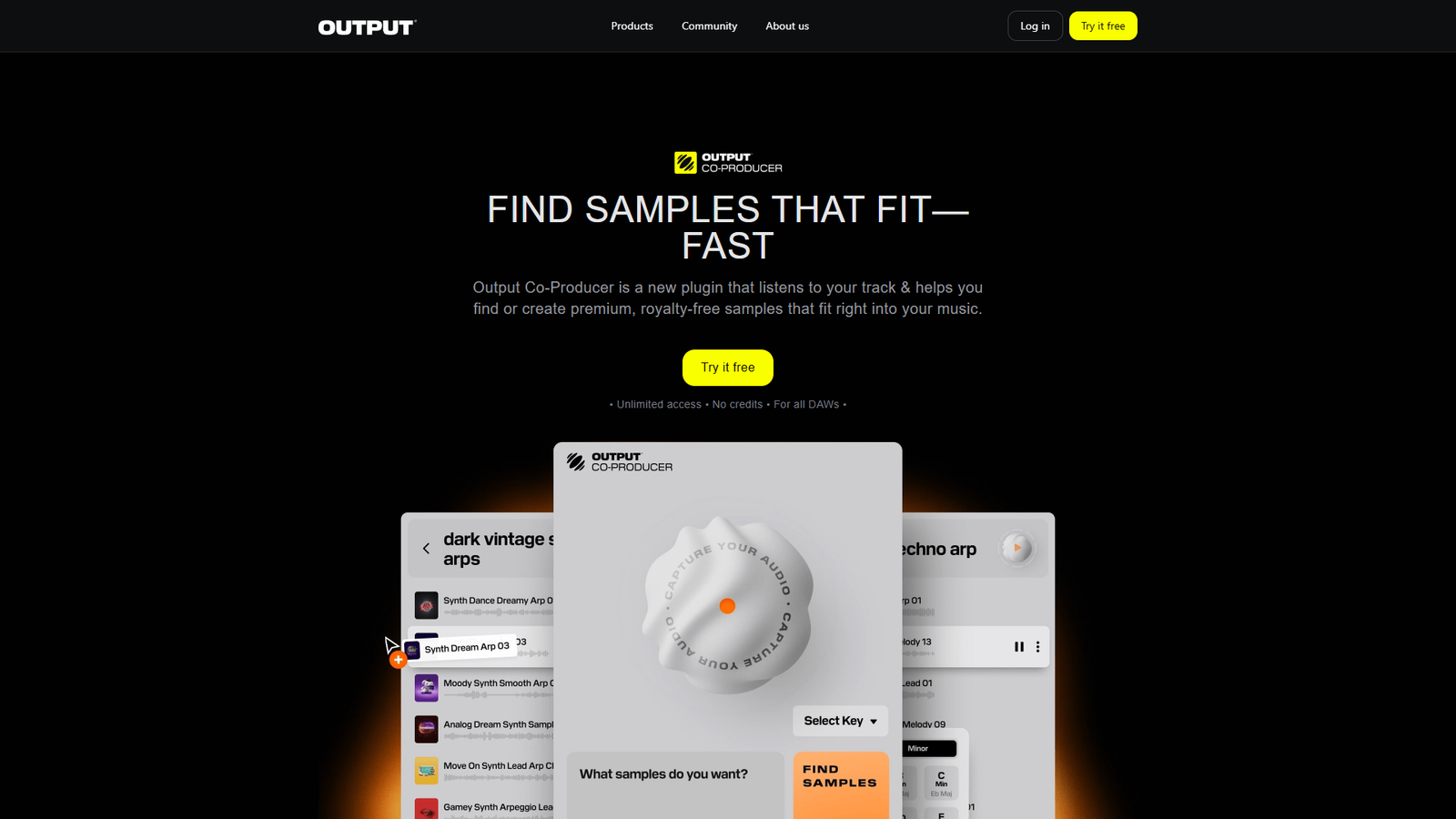 Output Co-Producer — интерфейс нейросети Output Co-Producer — интерфейс нейросети