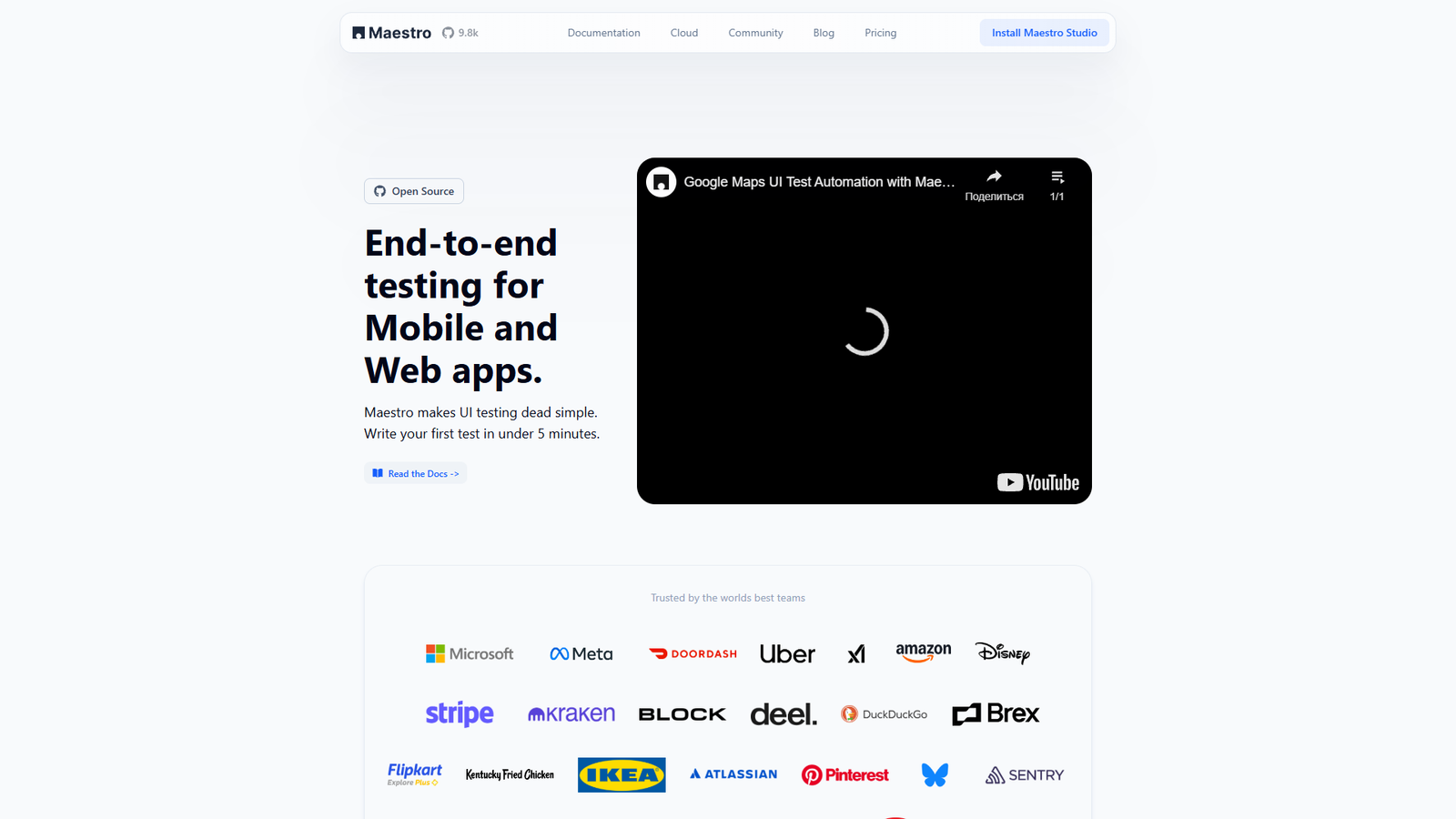 Maestro — End-to-End UI Testing — интерфейс нейросети Maestro — End-to-End UI Testing — интерфейс нейросети