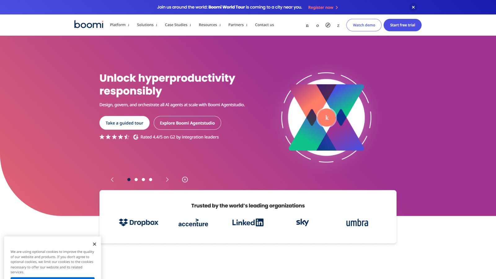 Boomi нейросеть Главная страница