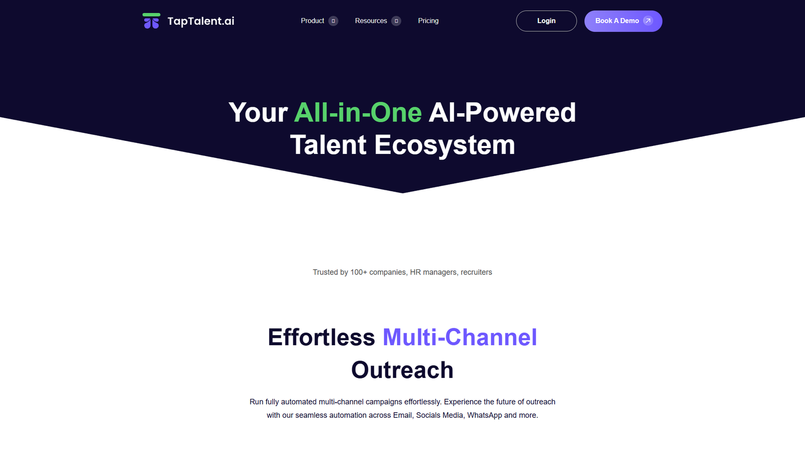 TapTalent.ai — интерфейс нейросети TapTalent.ai — интерфейс нейросети