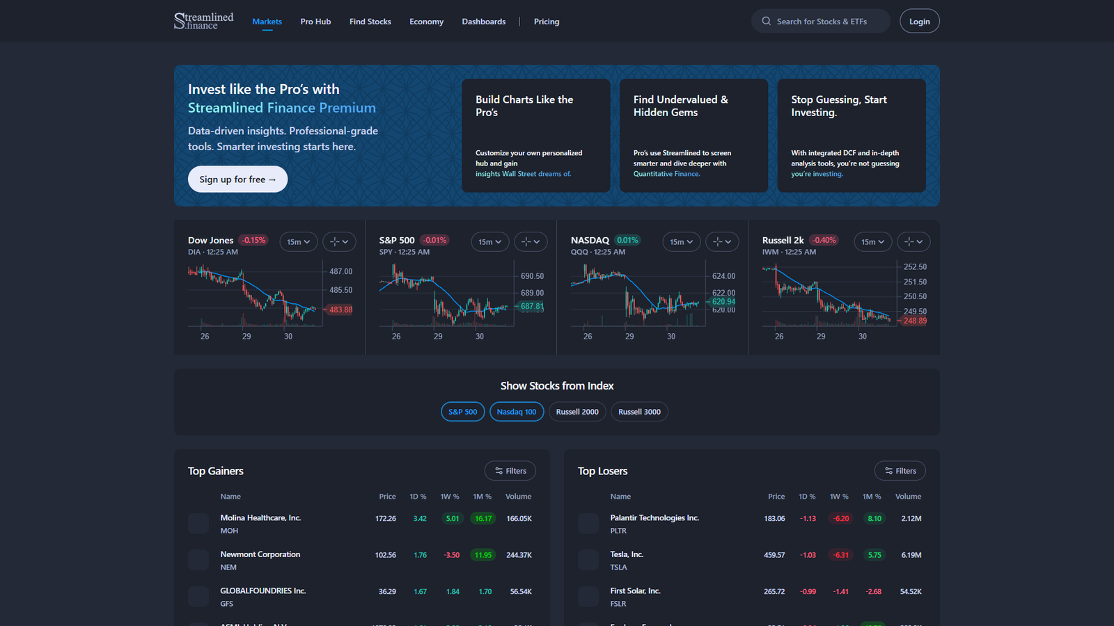 Streamlined Finance — интерфейс нейросети Streamlined Finance — интерфейс нейросети