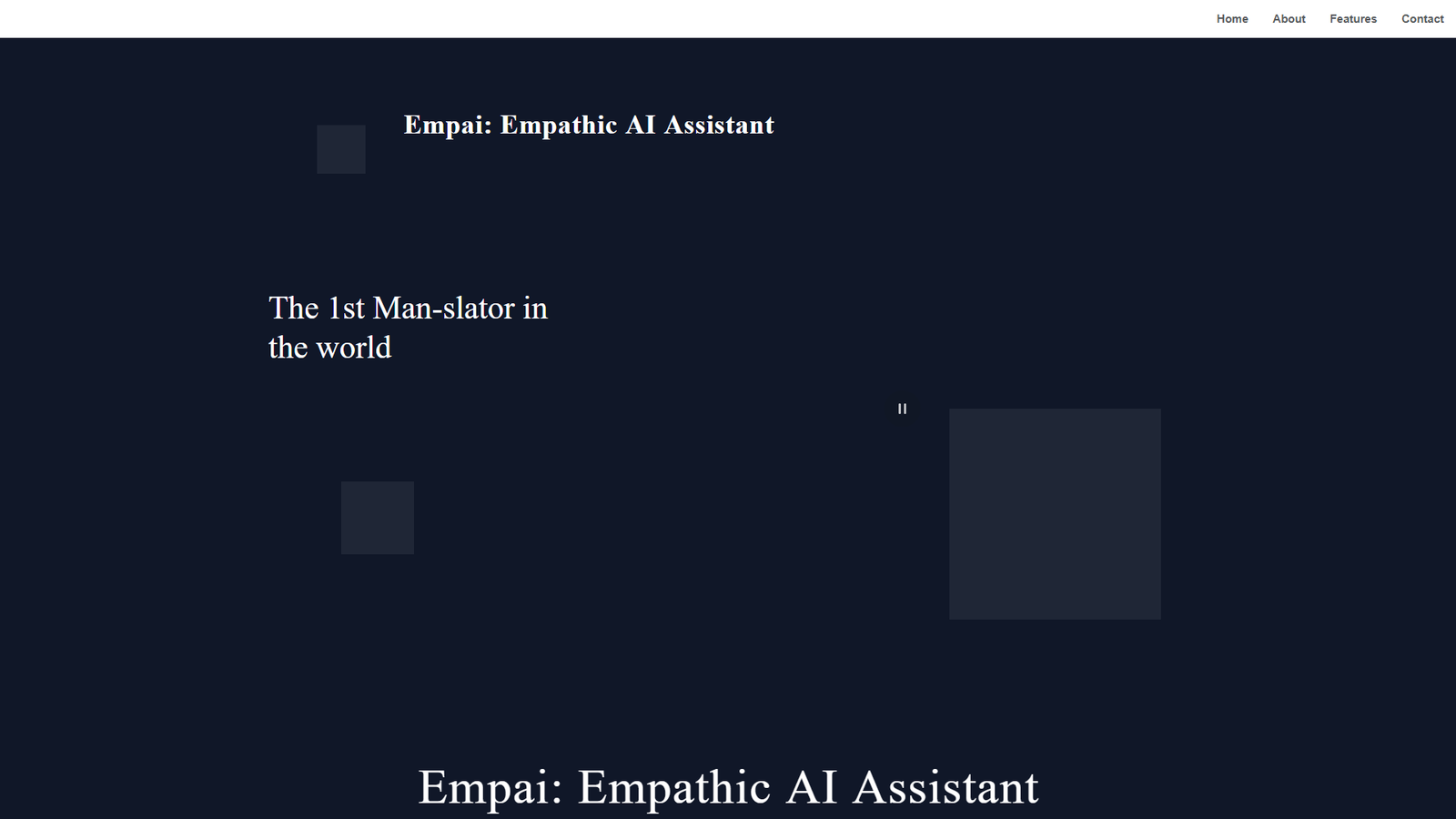 Empai Empathic AI Assistant — интерфейс нейросети Empai Empathic AI Assistant — интерфейс нейросети