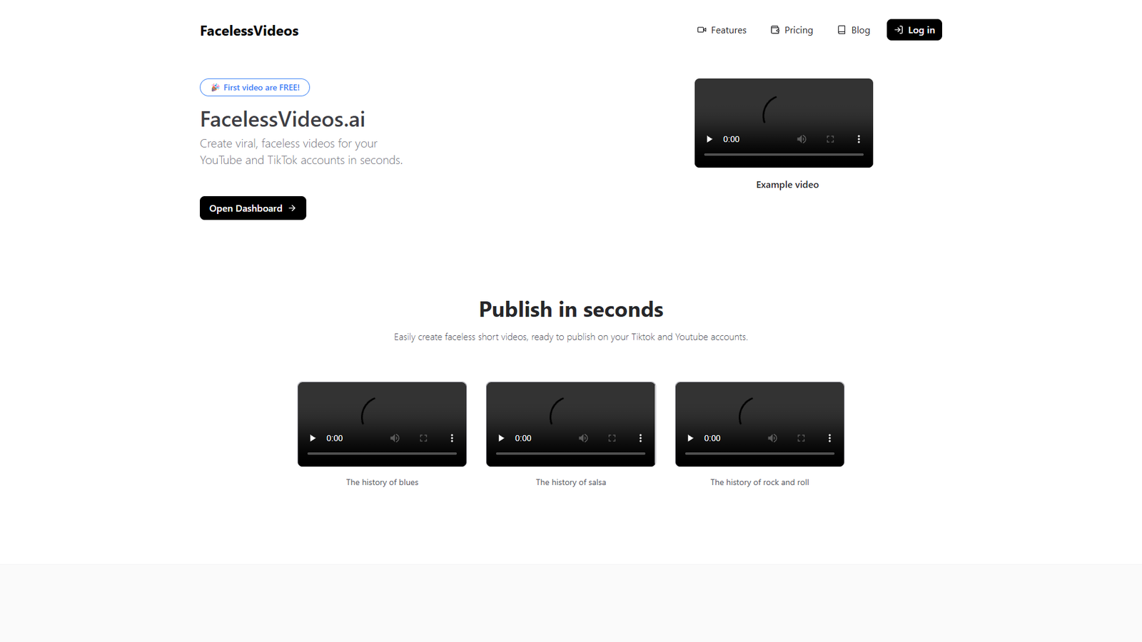 FacelessVideos.ai — интерфейс нейросети FacelessVideos.ai — интерфейс нейросети