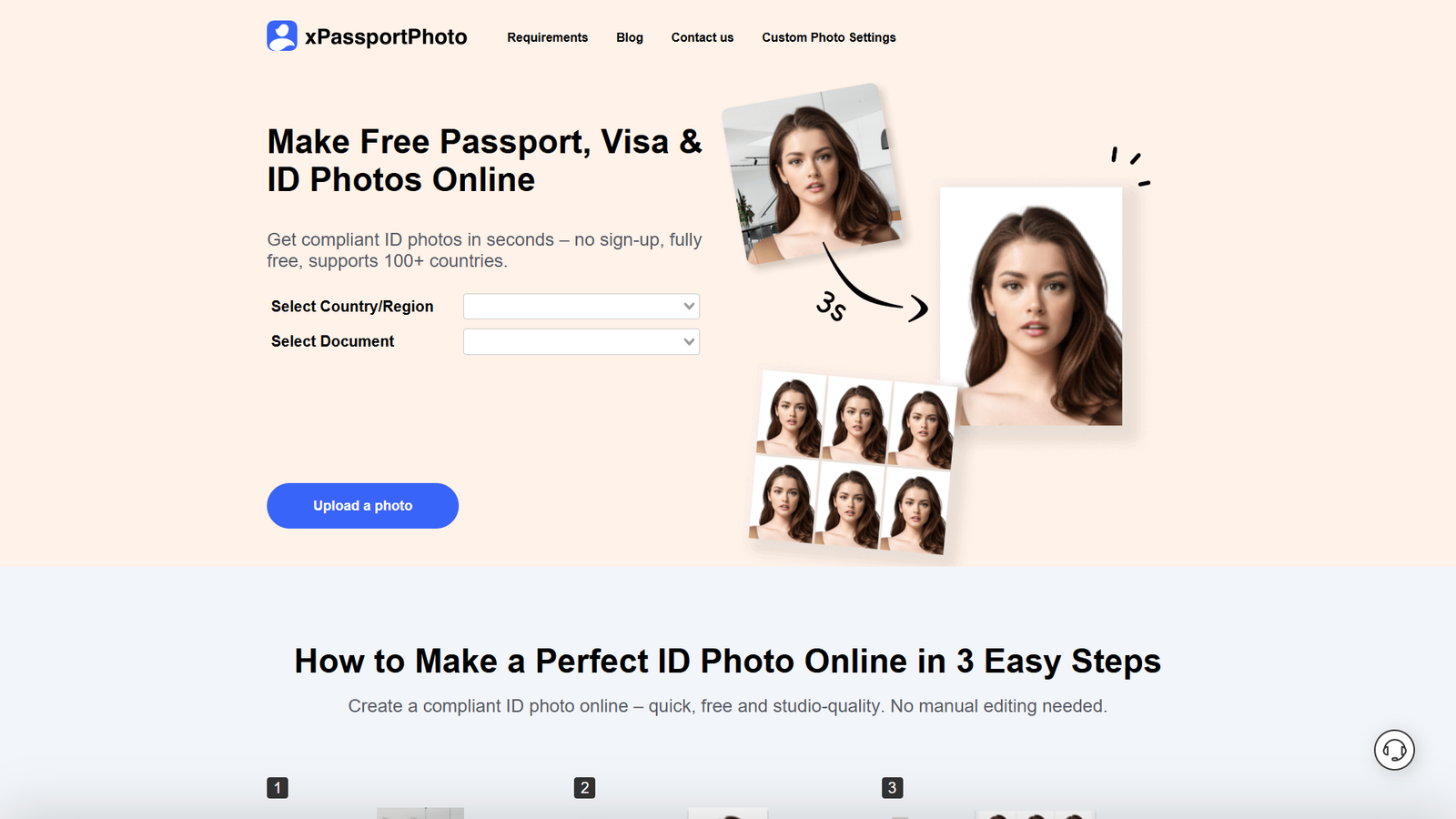 xPassportPhoto — интерфейс нейросети xPassportPhoto — интерфейс нейросети