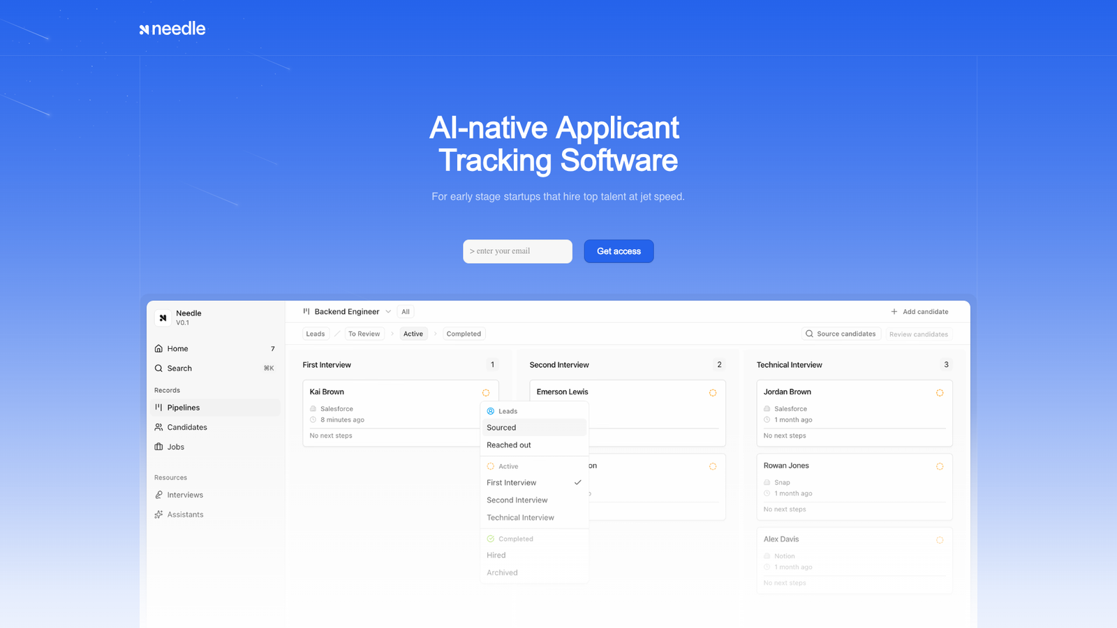 Needle — интерфейс нейросети Needle — интерфейс нейросети