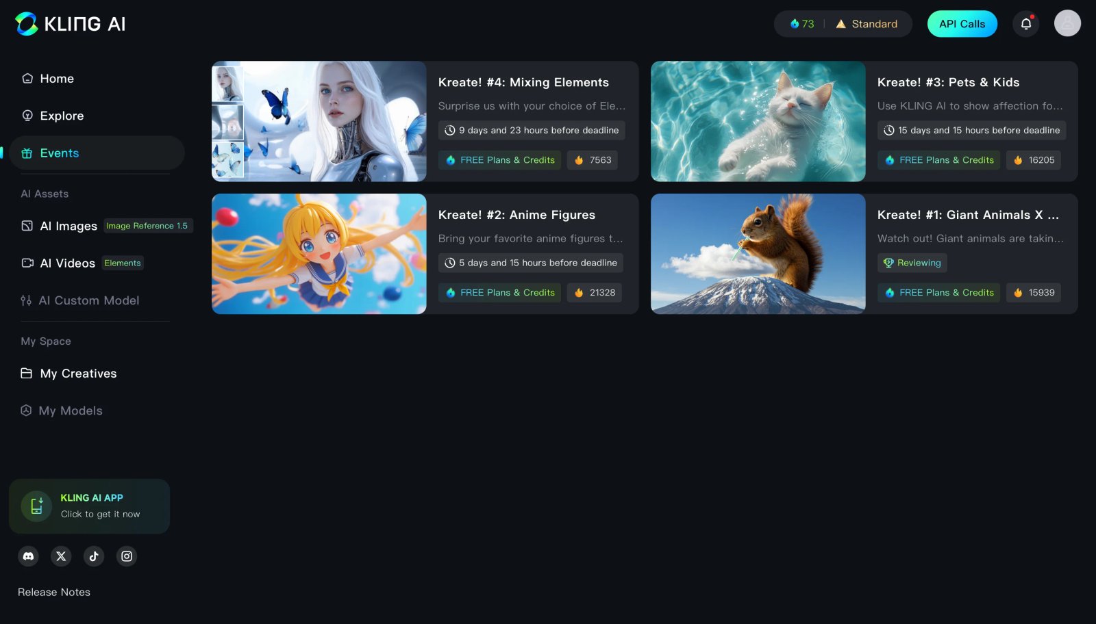 KLING AI Ивенты KLING AI Ивенты