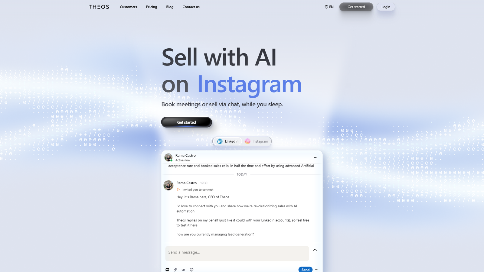 Theos AI — интерфейс нейросети Theos AI — интерфейс нейросети