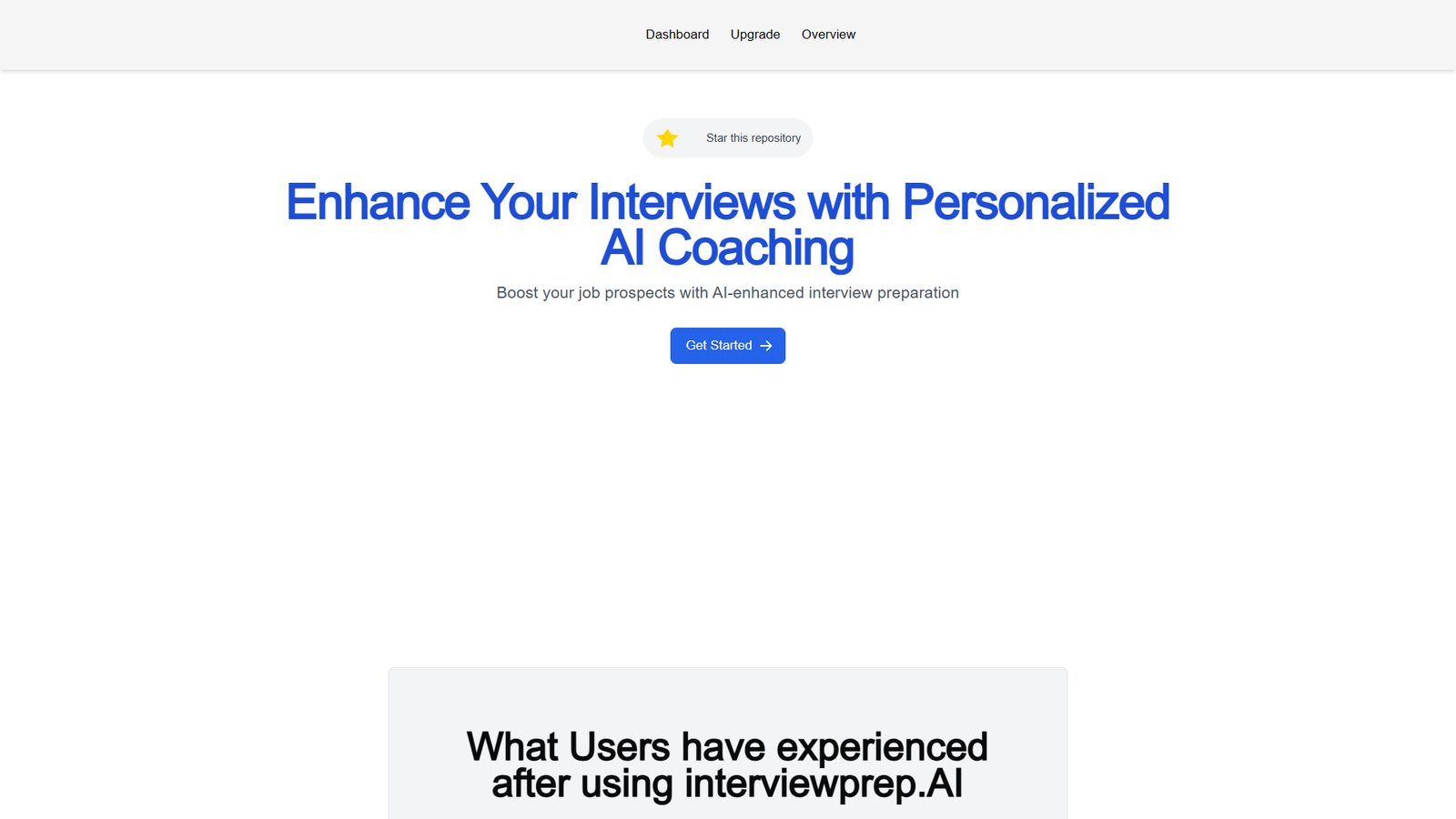 interviewprep.AI — интерфейс нейросети interviewprep.AI — интерфейс нейросети