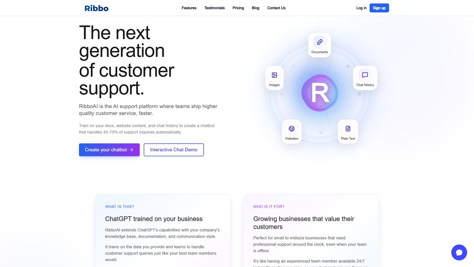 RibboAI — интерфейс нейросети RibboAI — интерфейс нейросети