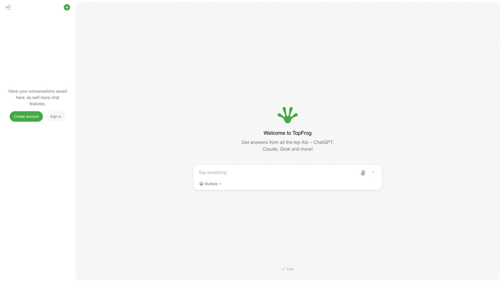 TopFrog — интерфейс нейросети TopFrog — интерфейс нейросети