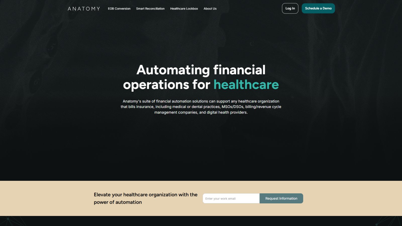 Anatomy Financial нейросеть Главная страница