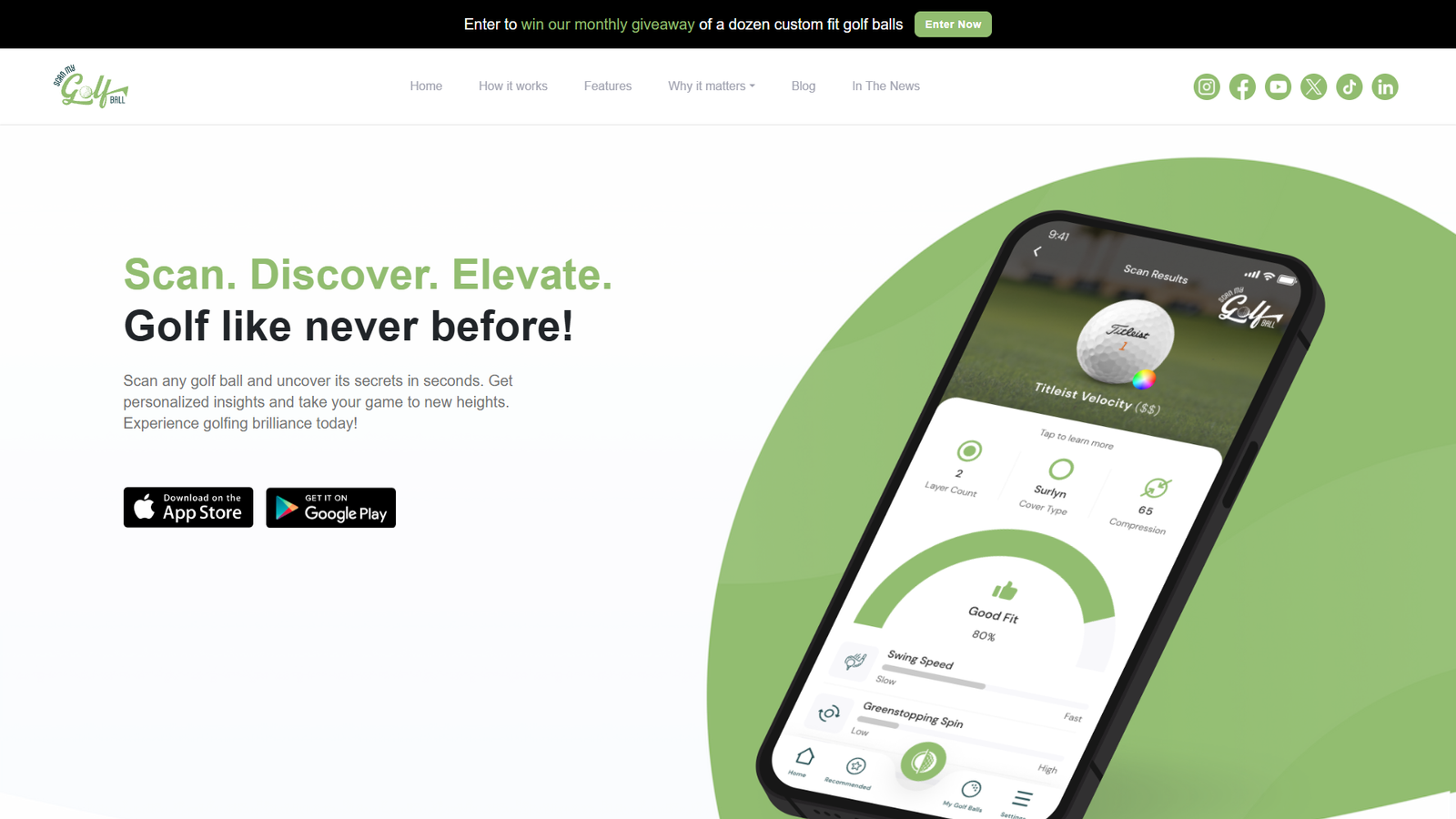 Scan My Golf Ball — интерфейс нейросети Scan My Golf Ball — интерфейс нейросети