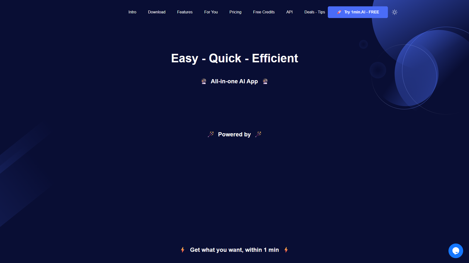 1minAI — интерфейс нейросети 1minAI — интерфейс нейросети