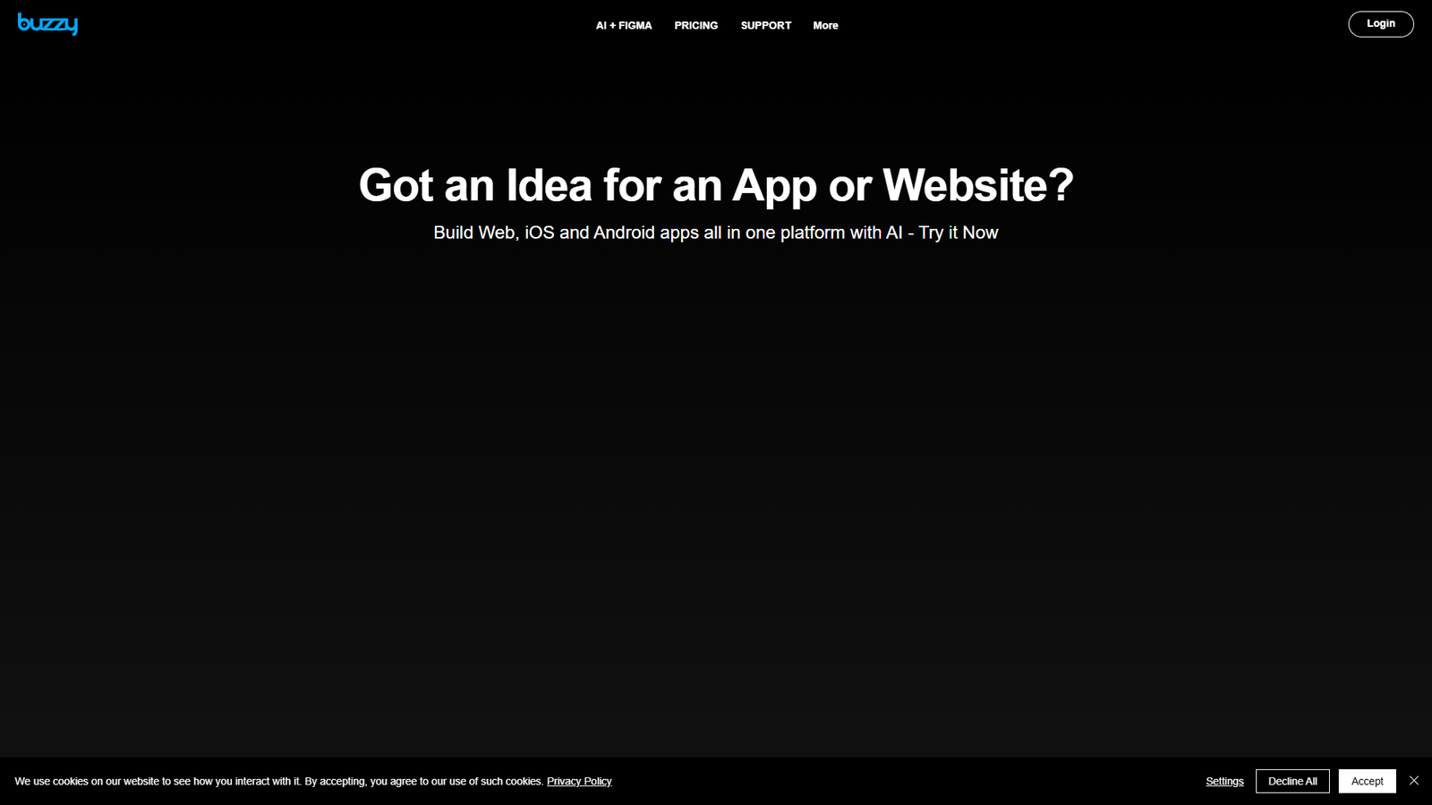 Buzzy — интерфейс нейросети Buzzy — интерфейс нейросети