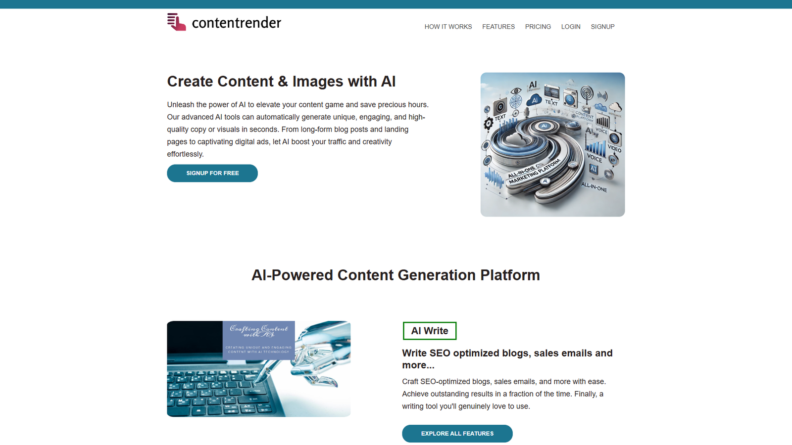 Content Render — интерфейс нейросети Content Render — интерфейс нейросети