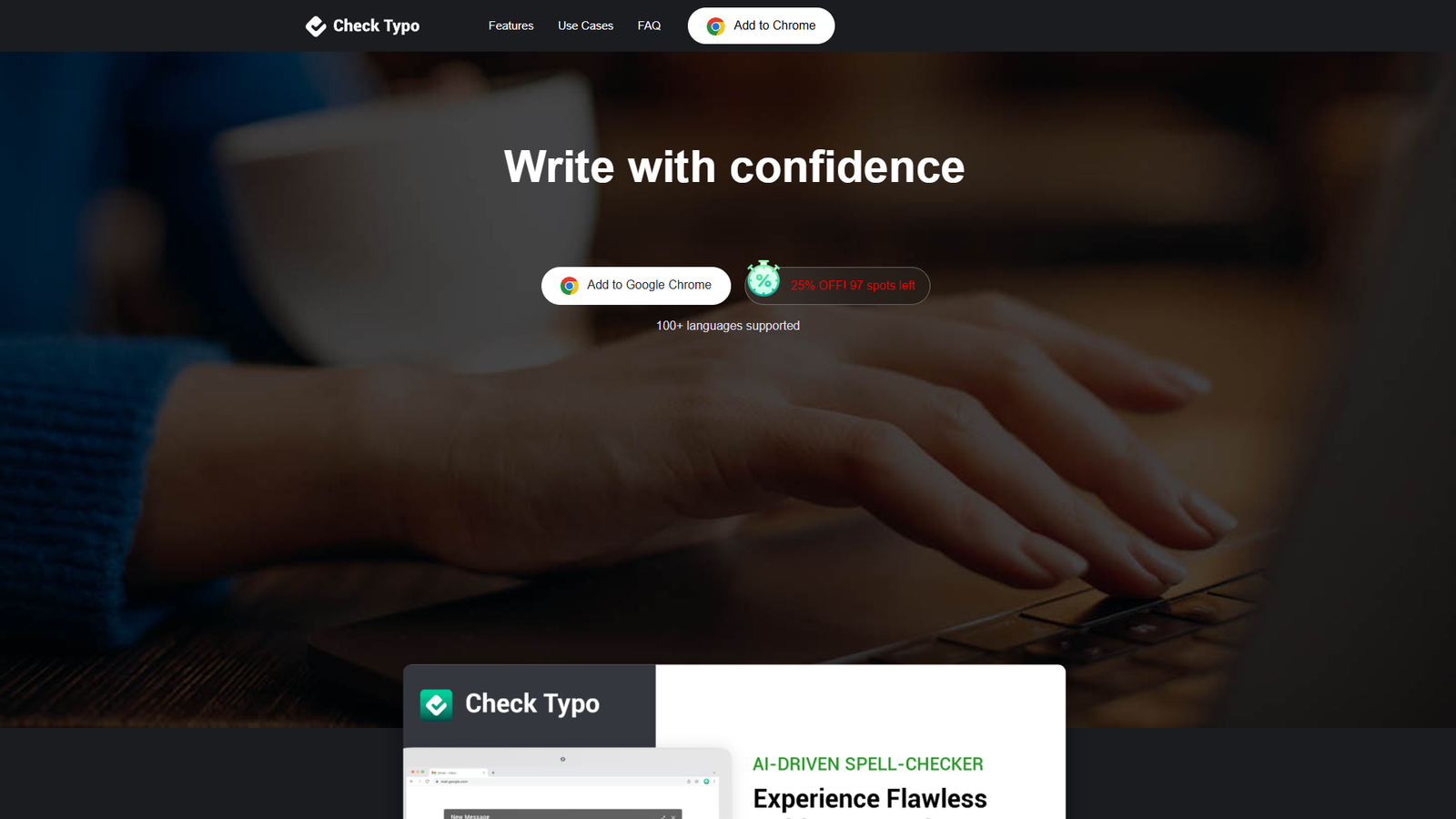 Check Typo — интерфейс нейросети Check Typo — интерфейс нейросети