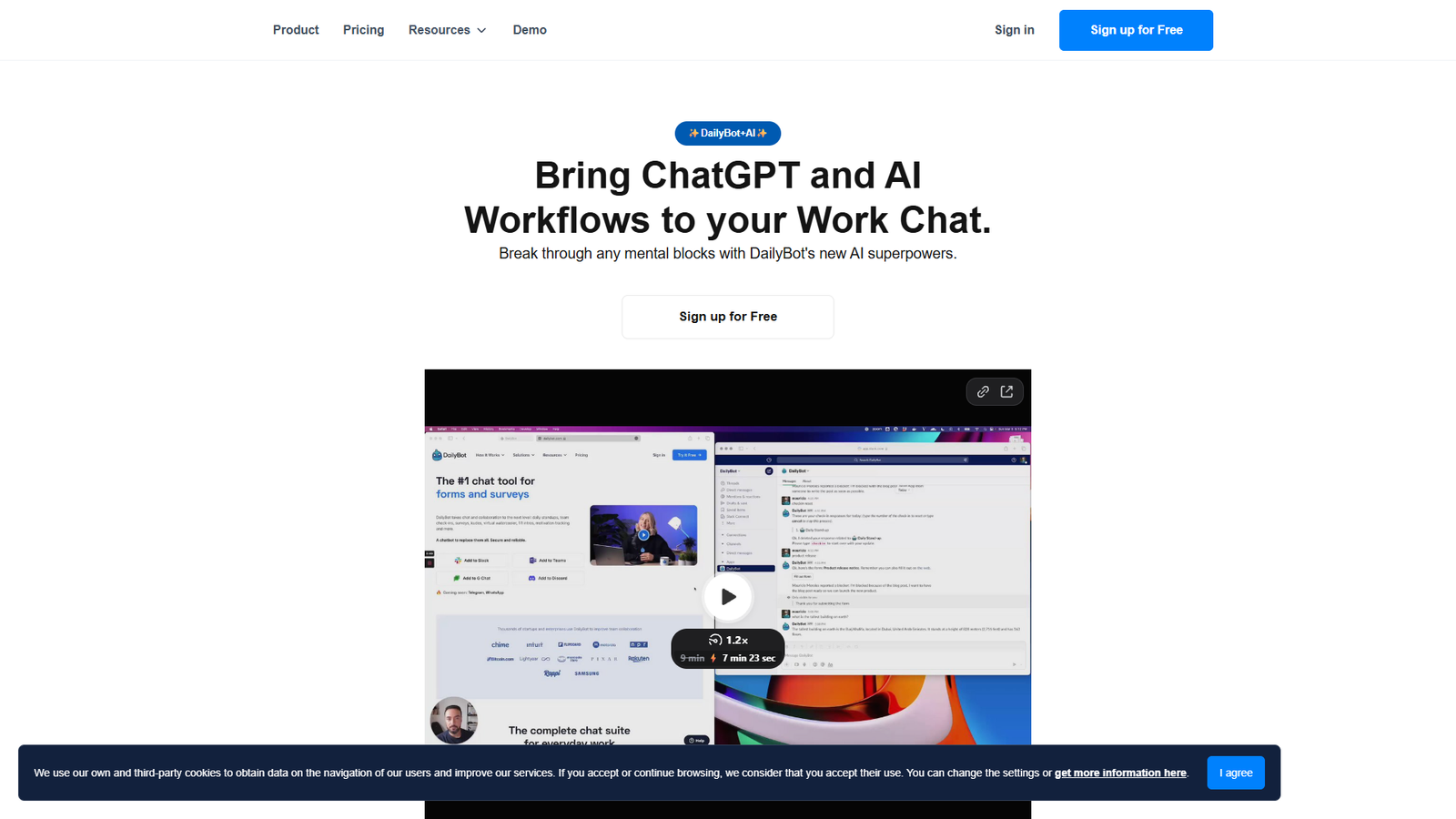 DailyBot AI Chat Assistant — интерфейс нейросети DailyBot AI Chat Assistant — интерфейс нейросети