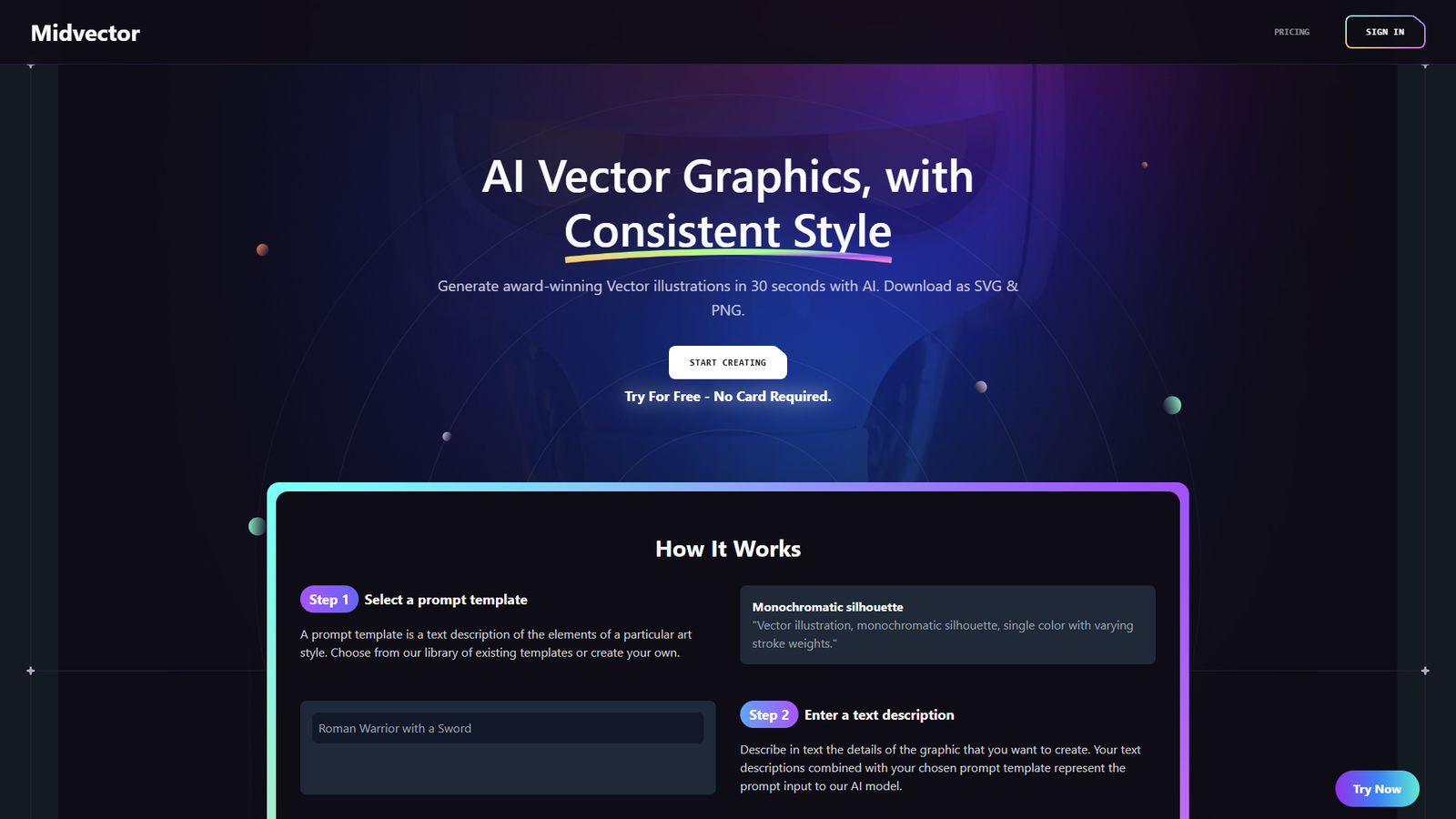Midvector — интерфейс нейросети Midvector — интерфейс нейросети