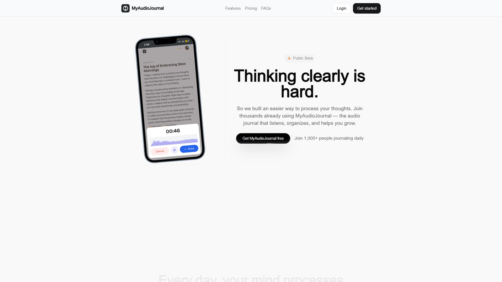 MyAudioJournal — интерфейс нейросети MyAudioJournal — интерфейс нейросети