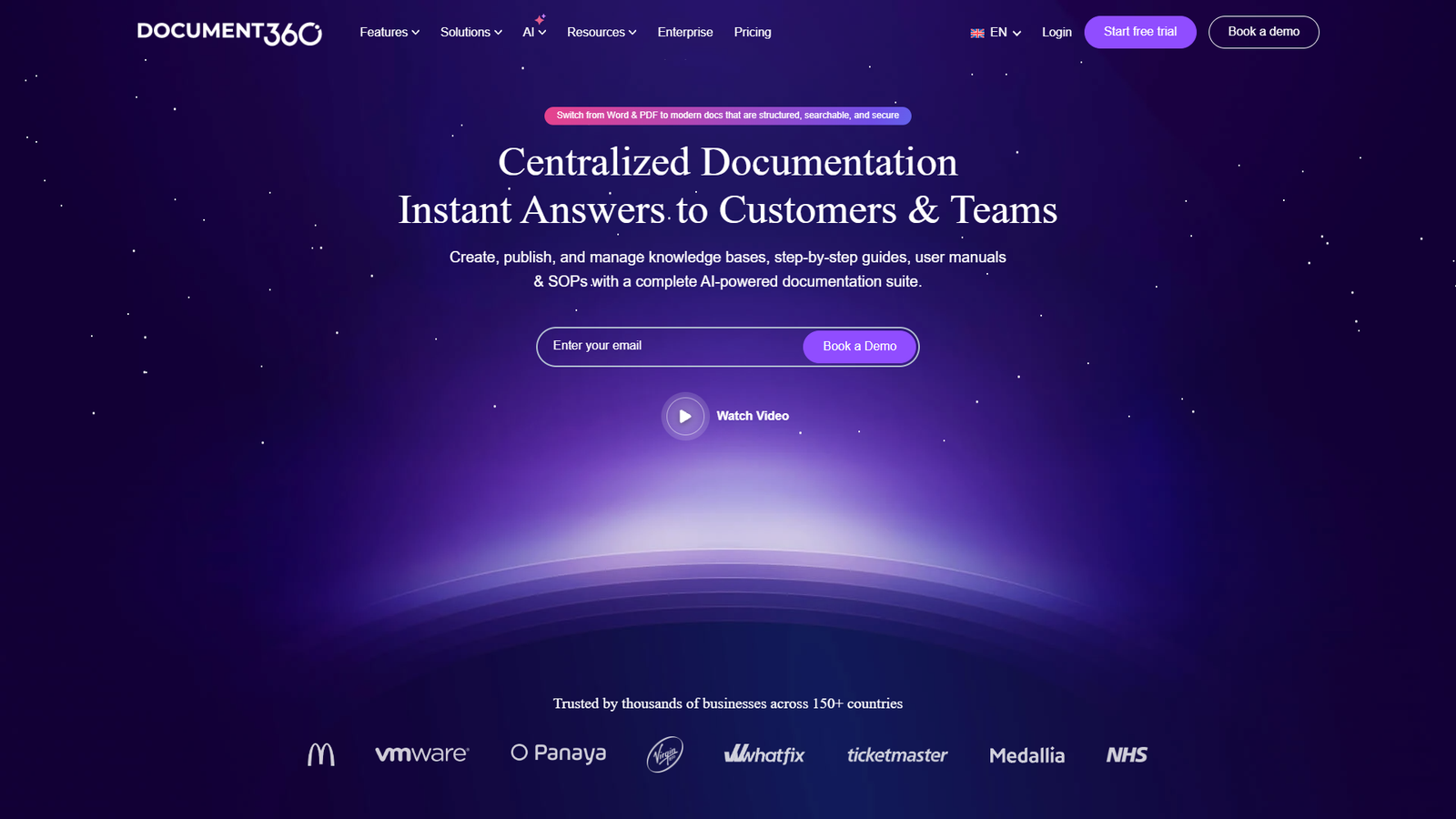 Document360 — интерфейс нейросети Document360 — интерфейс нейросети