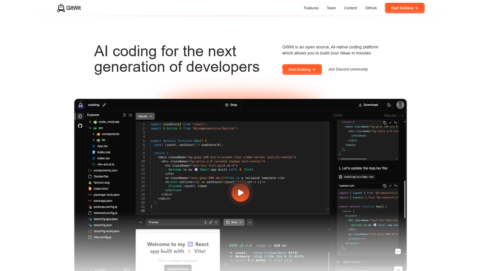 GitWit — интерфейс нейросети GitWit — интерфейс нейросети