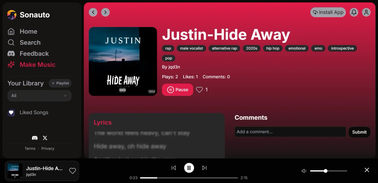 Sonauto Нейросеть создание музыки Sonauto Нейросеть создание музыки