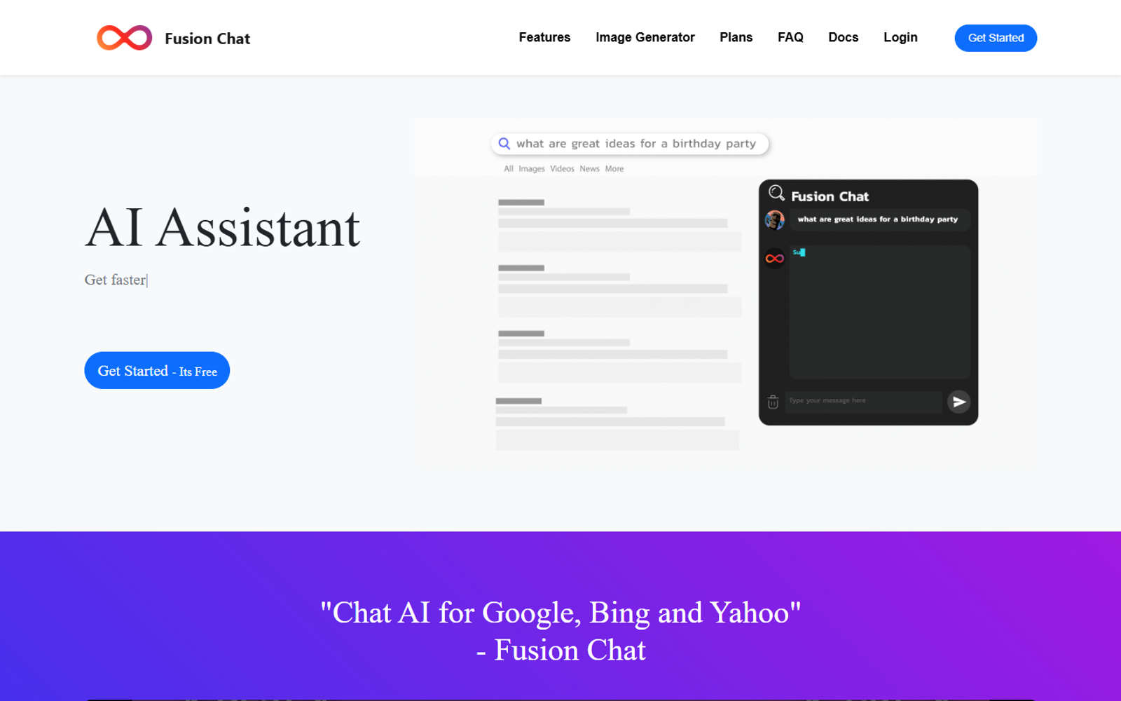 Fusion Chat — интерфейс нейросети Fusion Chat — интерфейс нейросети