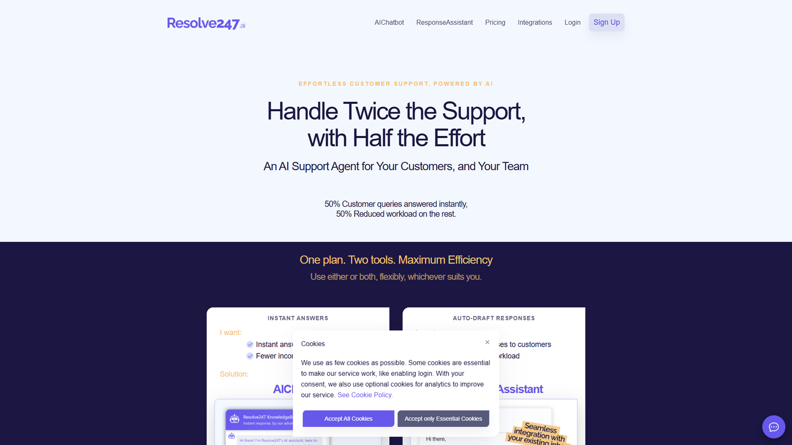 Resolve247 — интерфейс нейросети Resolve247 — интерфейс нейросети