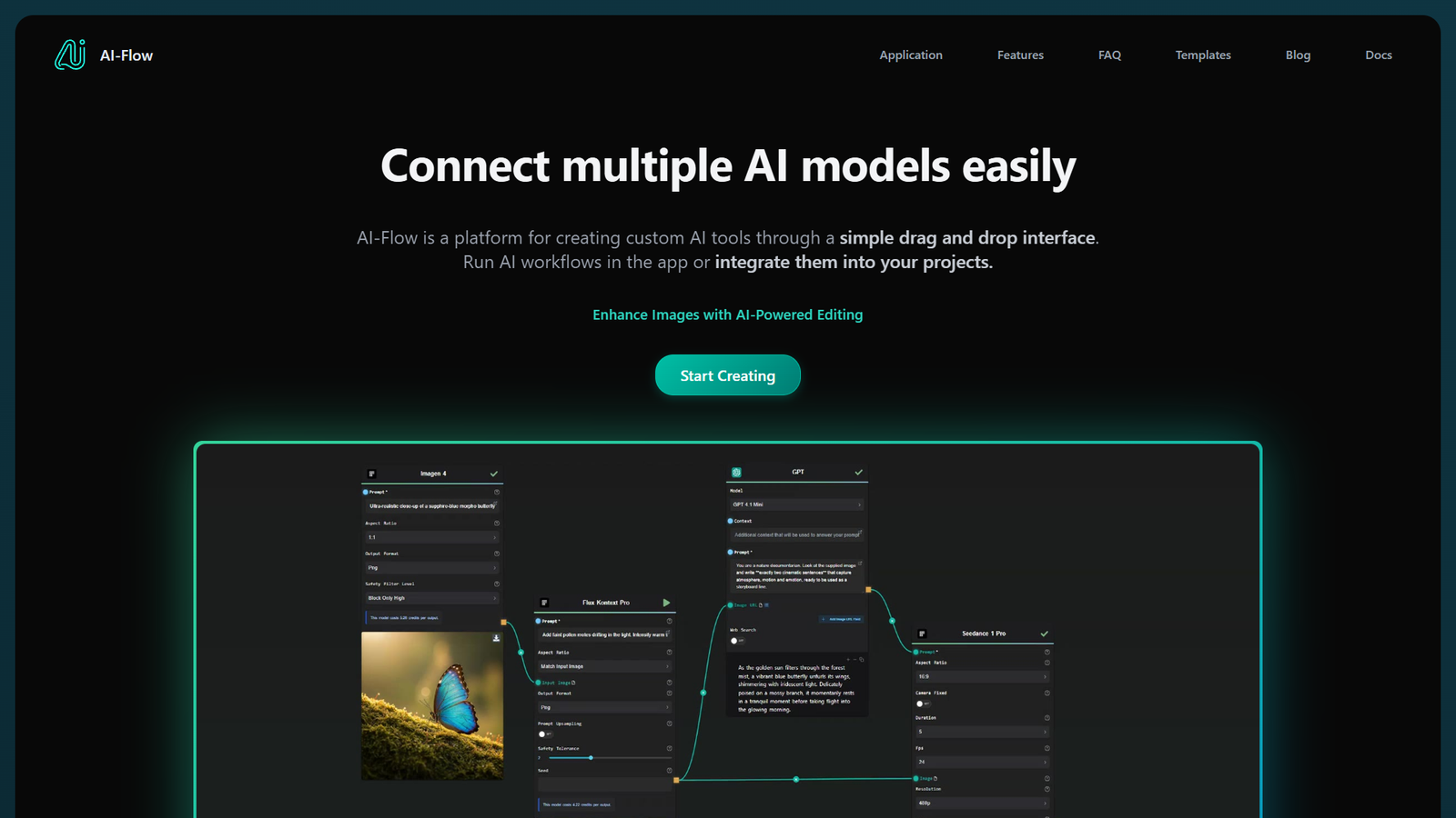 AI-Flow — интерфейс нейросети AI-Flow — интерфейс нейросети